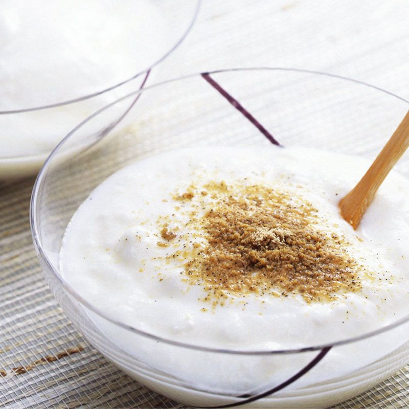 丹波黒大豆きな粉とヨーグルト