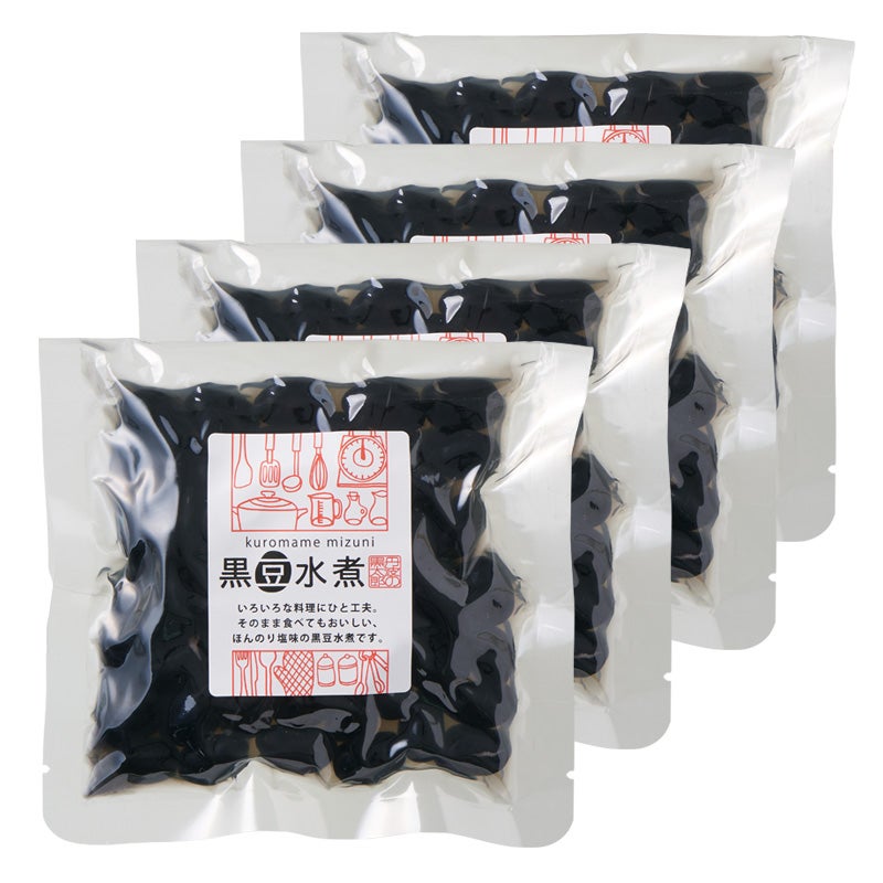 黒豆水煮　４個パック