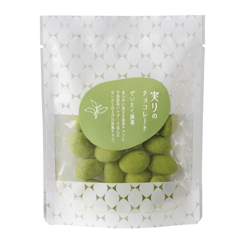 実りのチョコレート＜ぜいたく抹茶＞パッケージ