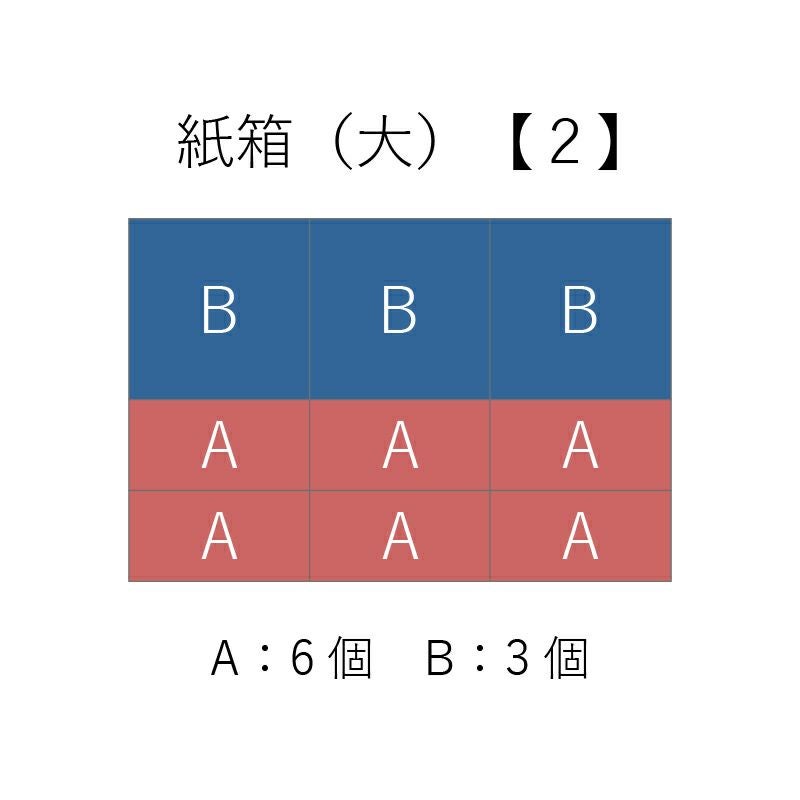 紙箱（大）詰合せ方法２