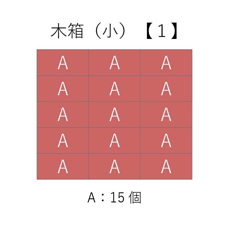 木箱（小）詰合せ方法１
