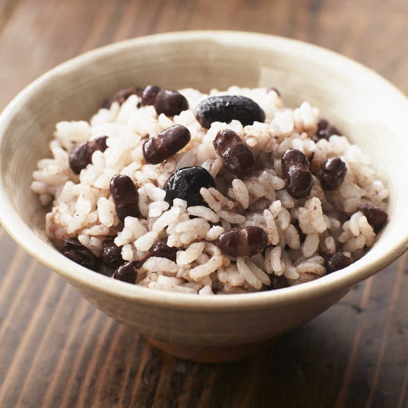 あずきと黒豆ごはんの素